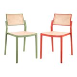Hokori 2-color Rattan Design Chair