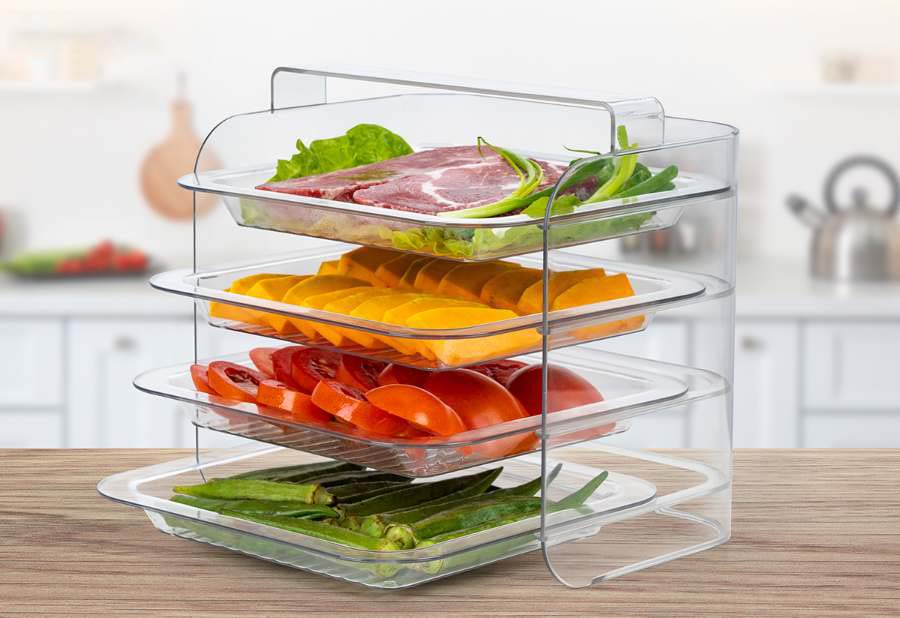 Hokori 4-tier Food Tray Hokori 4-tier Food Tray