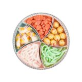 Hokori 5-compartment Round Lunar New Year Candy Box