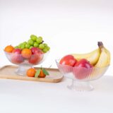 Hokori Flower Plate with High Base