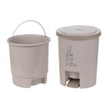 Hokori Round Step-On Dustbin 12L