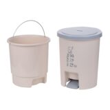 Hokori Round Step-On Dustbin 12L
