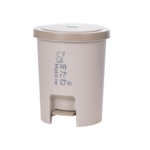 Hokori Round Step-On Dustbin 6L