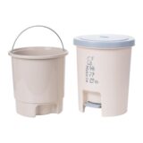 Hokori Round Step-On Dustbin 6L
