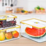 Set 3 of Hokori rectangular food containers