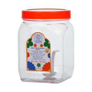 Medium Square Jar 1.6kg P56